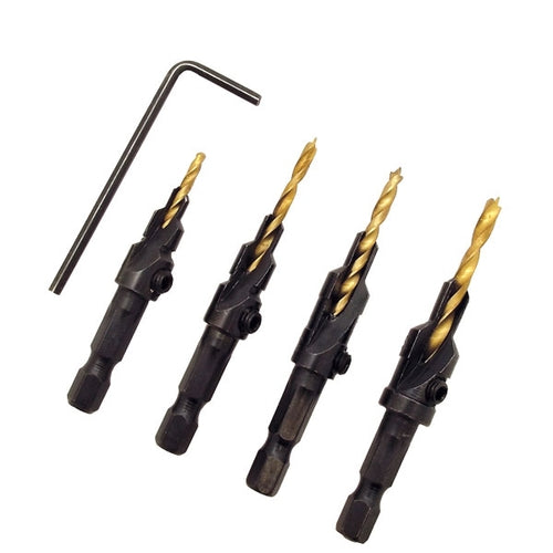 Milescraft - 4Pc CounterBit Set - #6, #8, #10, and #12 | 0825341