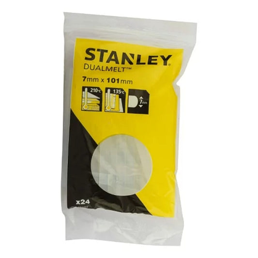 Stanley 24/Pk DualMelt Glue Sticks 7 x 100mm | 1-GS10DT