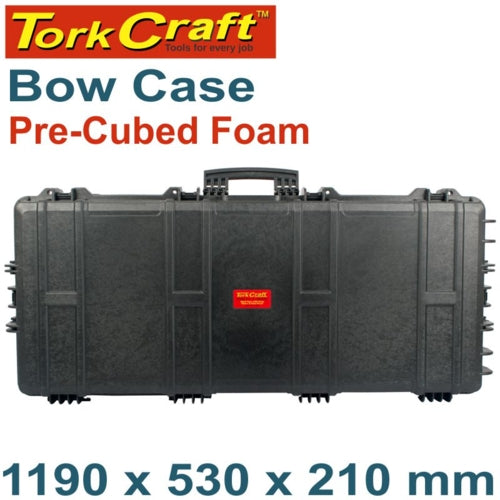 Tork Craft - Bow Case 1190x530x210mm With Pre-Cubed Breakout Foam | PLC1690