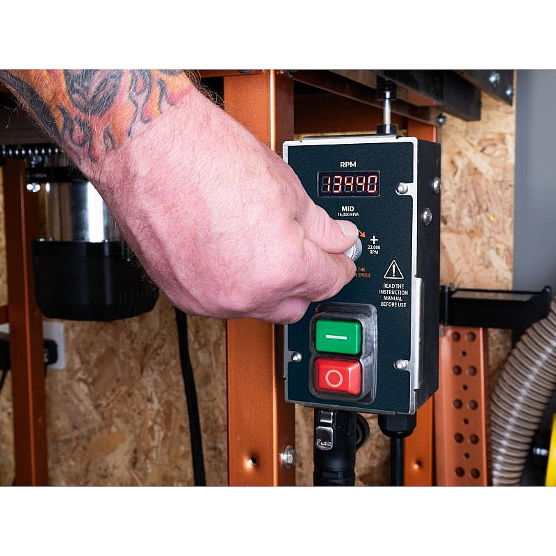 UJK Router Lift Mk II + Variable Speed Digital Readout Motor, Complete Package | 10039