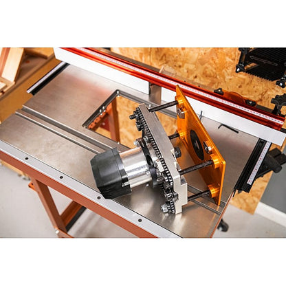 UJK Router Lift Mk II + Variable Speed Digital Readout Motor, Complete Package | 10039