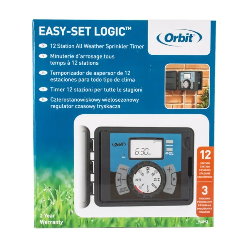 Orbit Easy-Set Logic 12-Station Outdoor Controller | 101012
