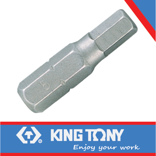 KING TONY HEX BIT 4mm X 25mm | 102504H