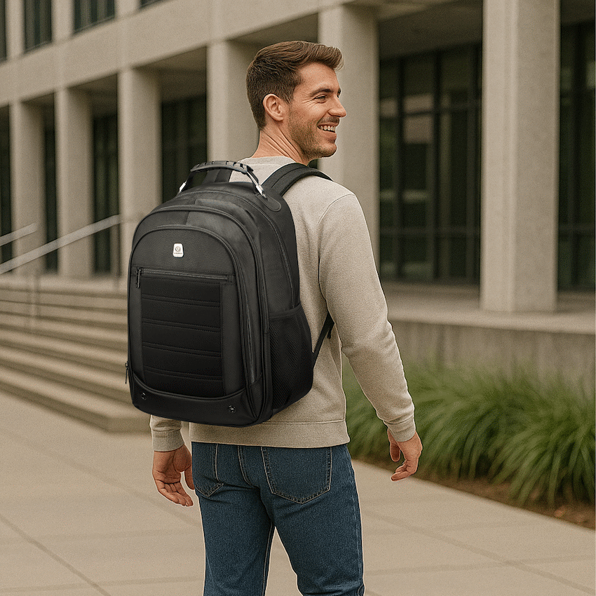 Volkano Captain 15.6" Laptop Backpack - Black | VK-9192-BK