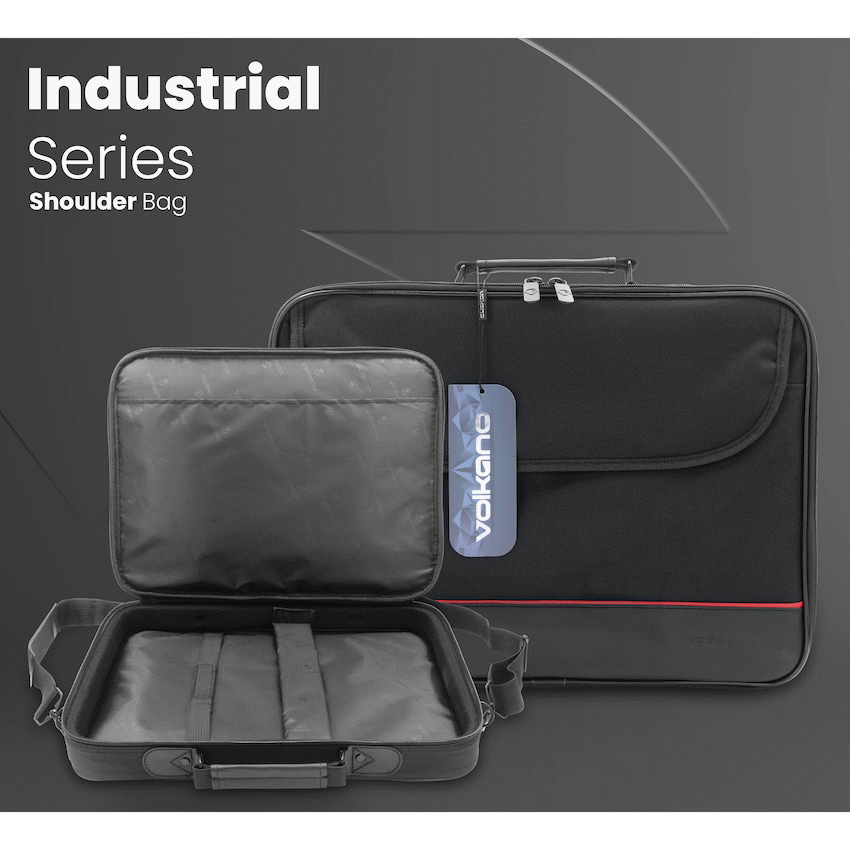 Volkano Industrial Series Shoulder Bags - Black | VB-VLB200