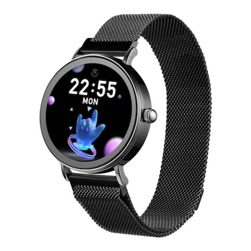 Volkano Valencia Series Ladies Smart Watch - Black | VK-5050-BK