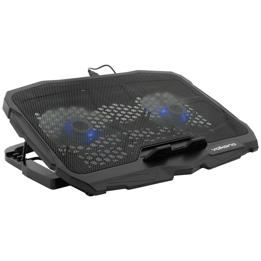Volkano Glacier Series Upright Notebook Cooling Stand with Dual Fans | VK-20053-BK[V2]