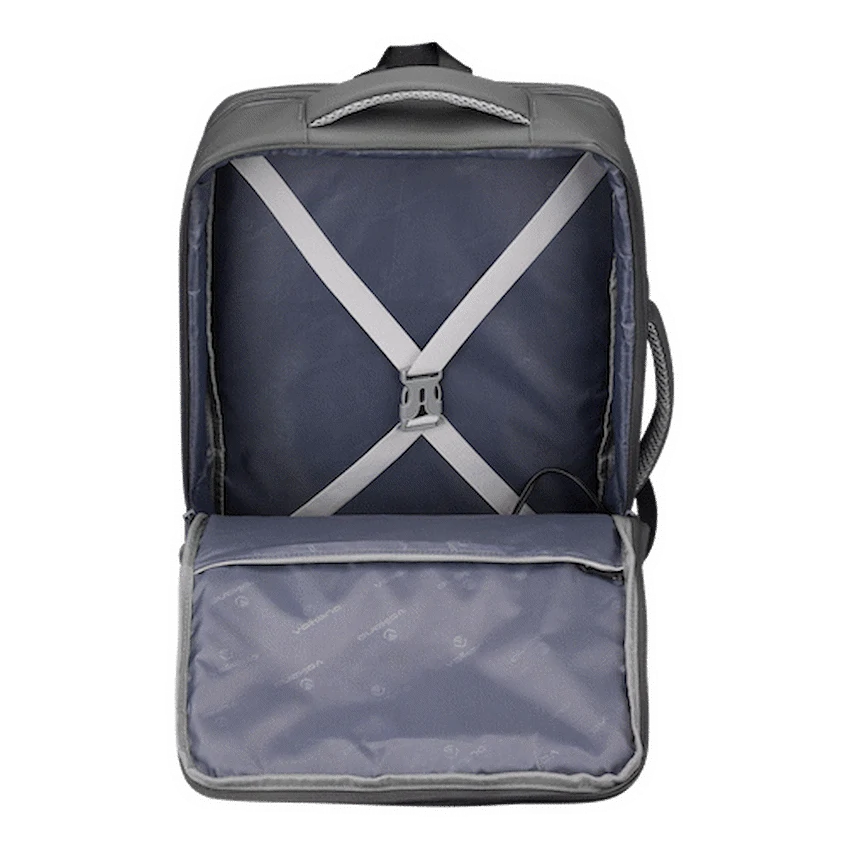 Volkano Under-Seat Traveller Backpack Charcoal | VK-9300-CH