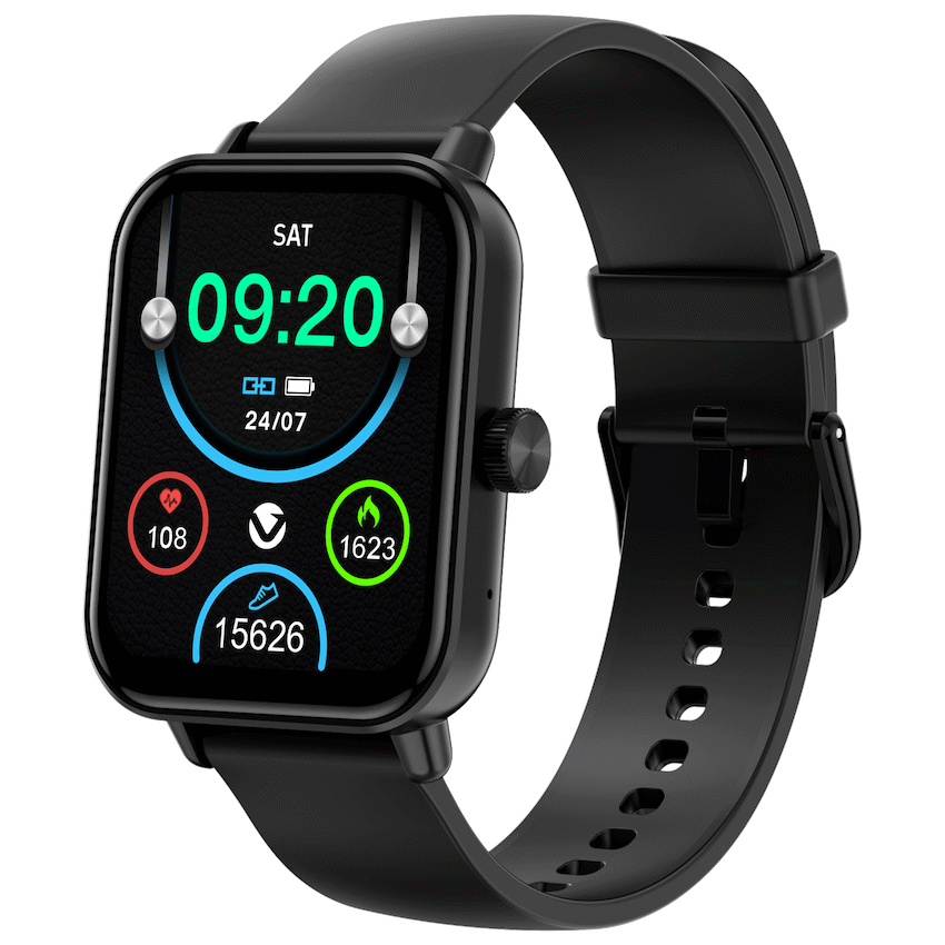 Volkano Chroma Series Smartwatch with Black Strap | VK-5088-BK