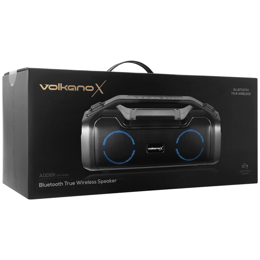 VolkanoX Adder Series Bluetooth Speaker - Black | VKX-3000-BK