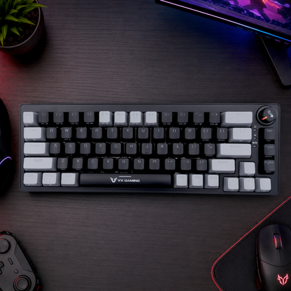 VX Gaming Sun-Wukong RGB Hot Swappable Mechanical Keyboard | VX-232-BKGY