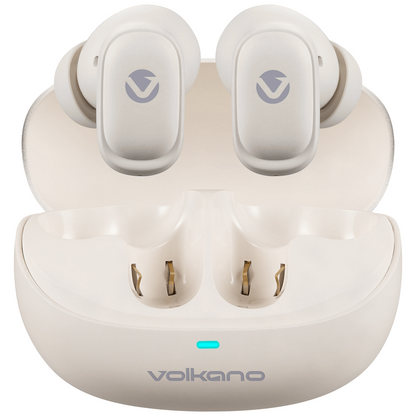 Volkano Sugar-Cube Active Noise-Cancelling True Wireless Earphones - Nude | VK-2222-ND