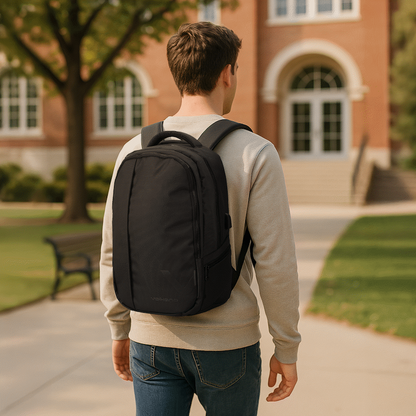 Volkano Midtown 15.6" Laptop Backpack - Black | VK-7151-BK
