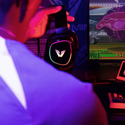 VX Gaming Stealth Series Wireless Gaming Headset - RGB | VX-244-BK