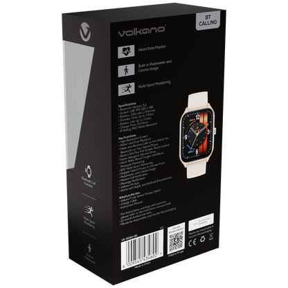Volkano Life Series Smart Watches - Gold | VK-5082-GD