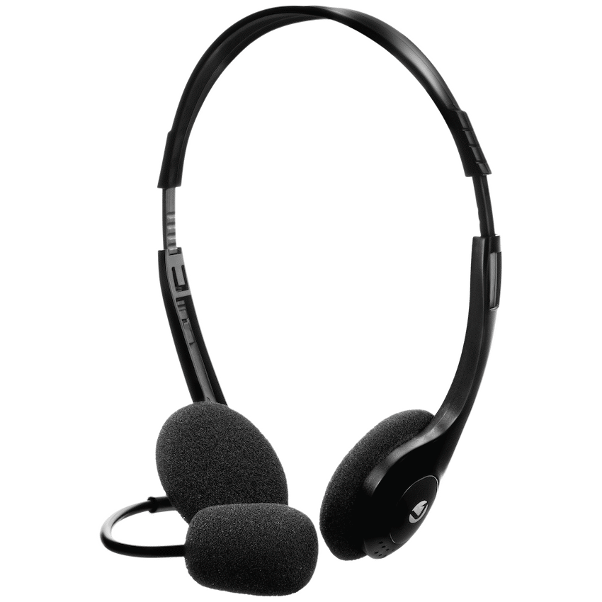Volkano Chat 2 Stereo Headset with Boom Microphone | VK-20151-BK