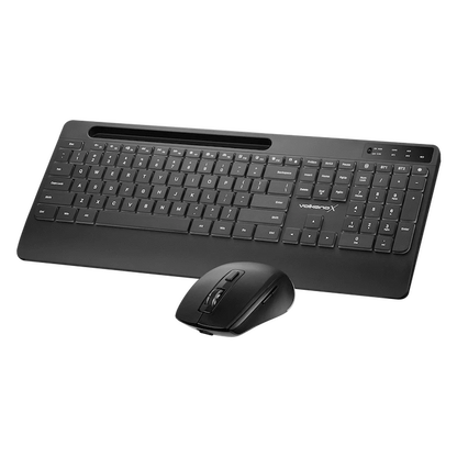 VolkanoX Gem Bluetooth Wireless Keyboard and Mouse - Black | VKX-20237-BK