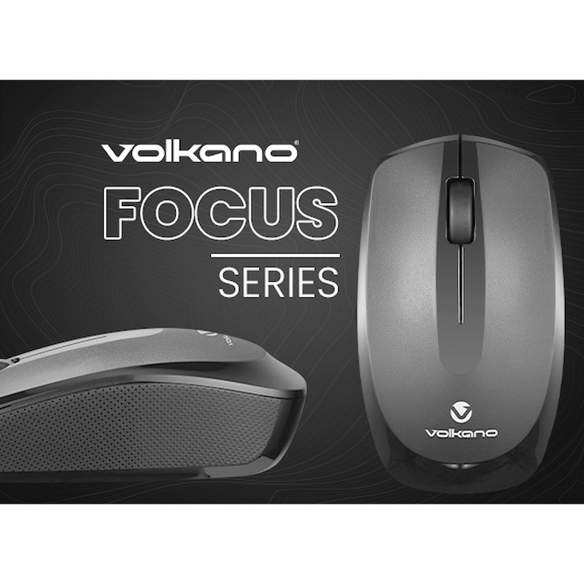Volkano Focus Series Wireless Mouse | VK-20194-BK