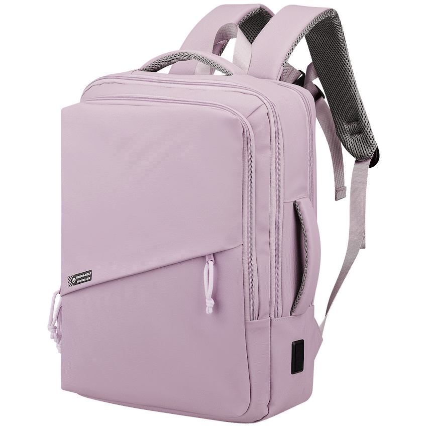 Volkano Under-Seat Traveller Backpack Pastel Pink | VK-9300-PP