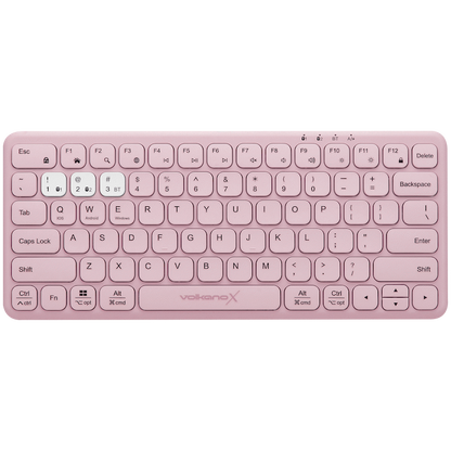 VolkanoX Blaze Bluetooth Wireless Keyboard and Mouse Combo - Rose | VKX-210-RS
