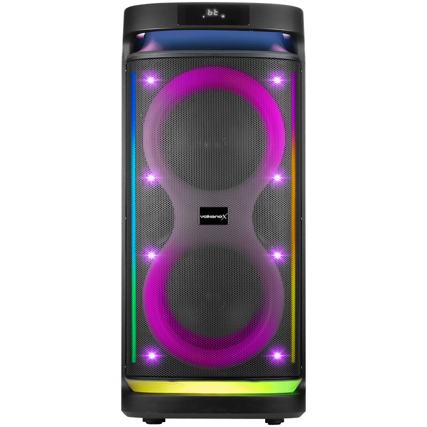 VolkanoX Paramount Series 8" Bluetooth Party Speaker - 80w | VK-3140-BK