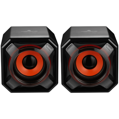 Volkano Rush Series Multimedia Speakers | VK-0001-BK