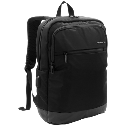 Volkano Roma 15.6" Smart Laptop Backpack - Black | VK-9106-BK