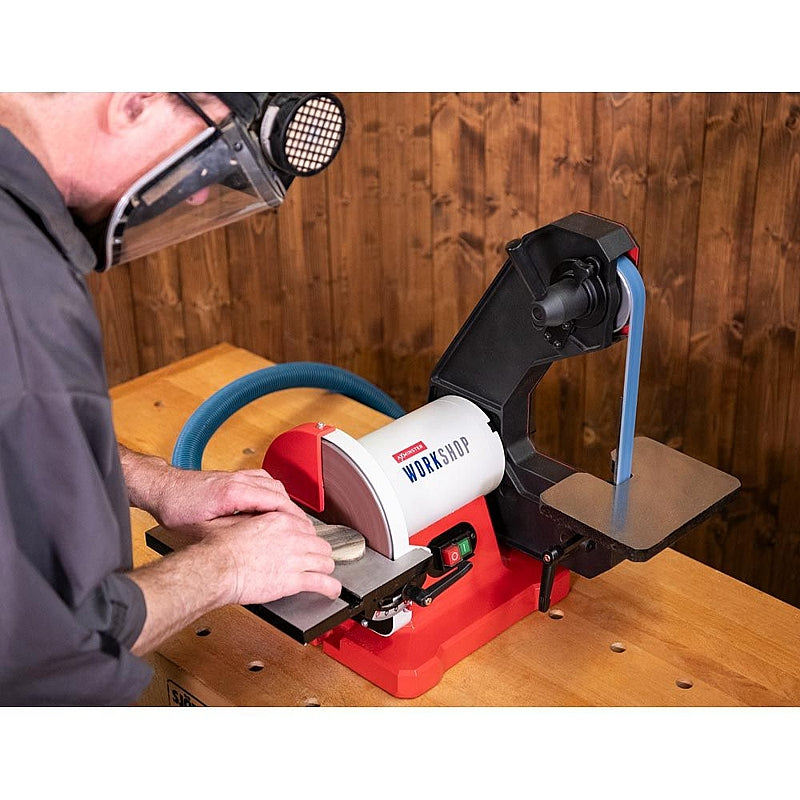 Axminster Workshop AW18BDS Belt Disc Sander 230V, 550W (AW18BDS) | 111998