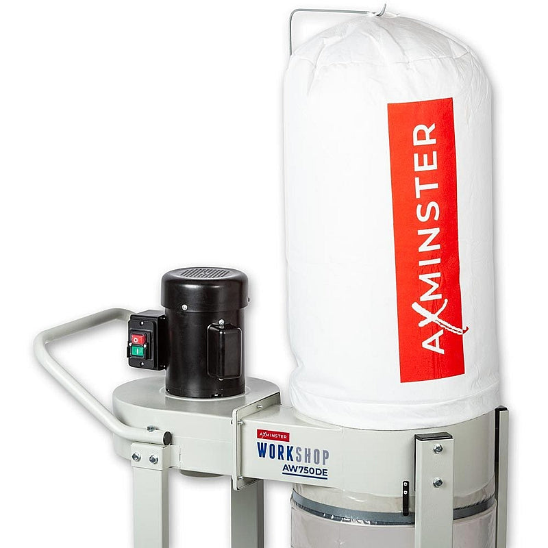 Axminster Workshop Dust Extractor 230V, 750W - 1HP (AW750DE) | 113335