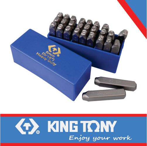 KING TONY PUNCH SET LETTER 5mm A Z | 11427SQ05