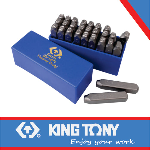 KING TONY PUNCH SET LETTER 5mm A Z HEAVY DUTY | 11527SQ05