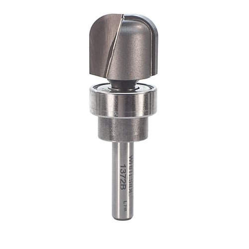 Whiteside Bowl & Tray Router Bit with Bearing, 1/4"SH, 1/4"R, 3/4"CD | 1372B