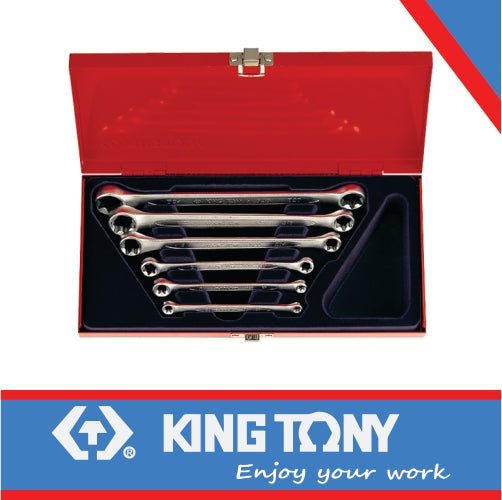 KING TONY SPANNER TORX FEMALE SET E6 E24 6PC | 1406PR
