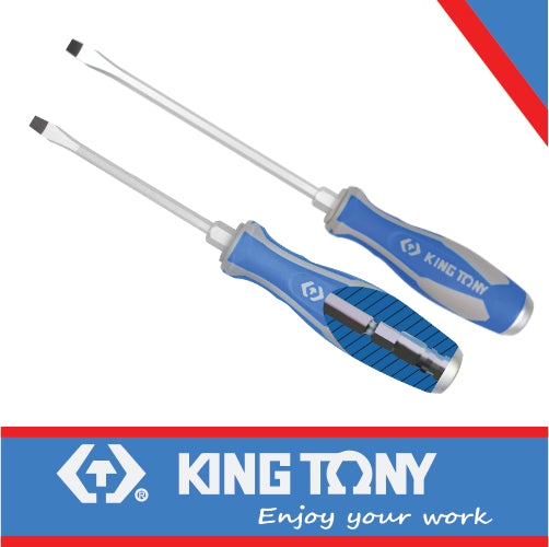 KING TONY SCREWDRIVER FLAT IMPACT 5.5 X 100MM | 14625504