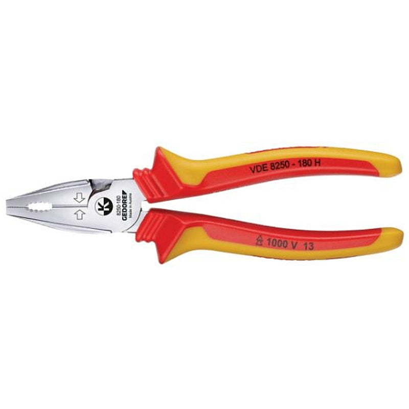 Gedore VDE Heavy Duty Combination Pliers, 160mm (VDE 8250-160 H) | 1550942
