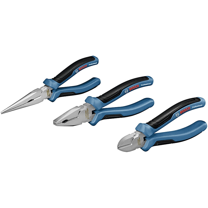 Bosch 3 Piece Pliers Set | 1600A016BG