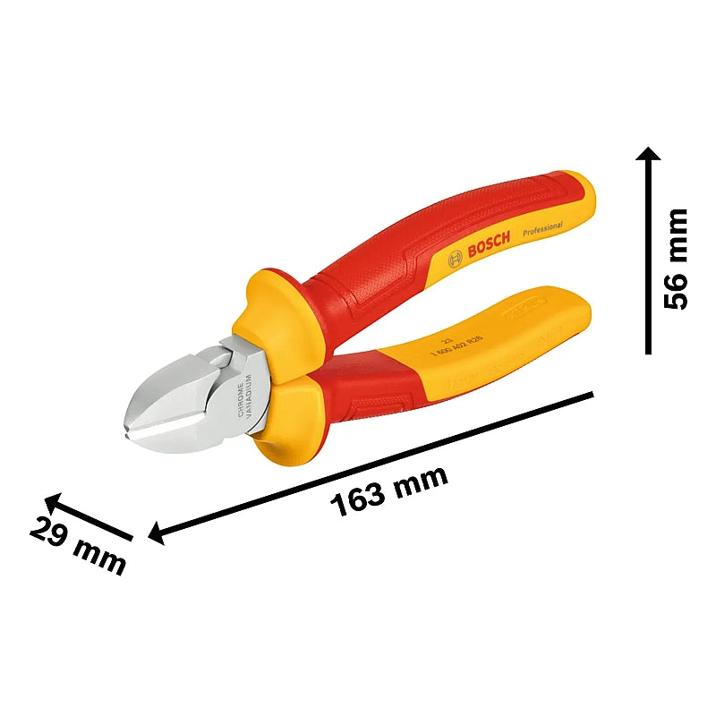 Bosch VDE Diagonal Side Cutters, 160mm | 1600A02ND9