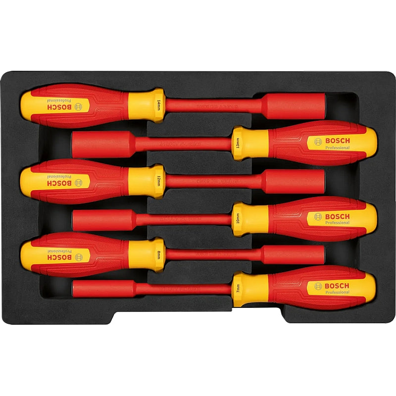 Bosch 6 Piece VDE Socket Wrench Set | 1600A02NF3