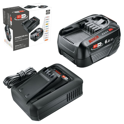 Bosch STARTER SET - 1 x 6.0Ah Batt. PK. + AL 18V-44 Charger | 1600A032A8