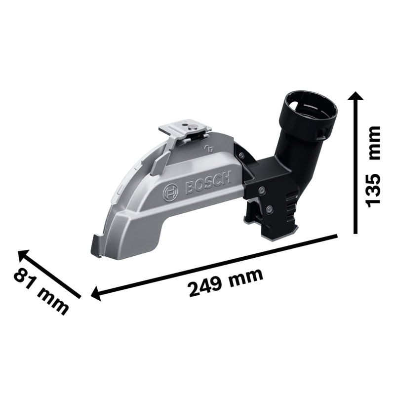 Bosch GDE 180-CG Suction Hood for 180mm Angle Grinders | 1600A033ZB