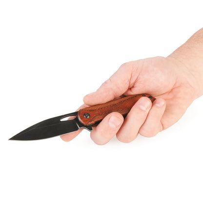 Sarge 2023 Edition Woodcraft Drop Point Swift Assist Opening Pocket Knife - 3" Blade| 187710