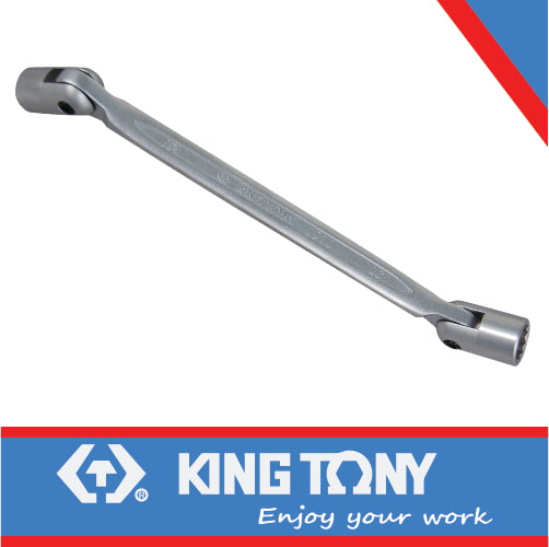KING TONY SPANNER DOUBLE SWIVEL SOCKET 16 X 17mm | 19101617