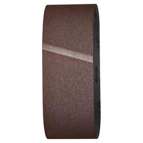 Wolfcraft 3 Piece 80 Grit Fabric Sanding Belts, 75 x 533mm | 1920000