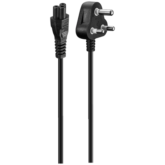 Volkano Presto Series Power Cable 3-Pin Clover to Type-M 1.8m 2.5a - Black | VK-8144-BK
