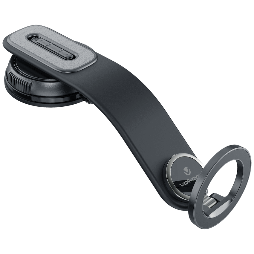 Volkano Arcmount Bendable Dash Mount Magnetic Phone Holder - Black | VK-5304-BK