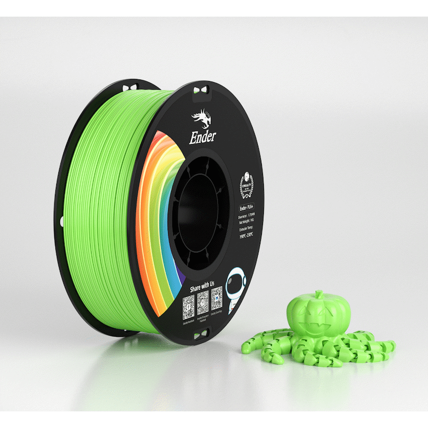 Creality 1.75mm Ender-PLA+ Filament - Apple Green 1Kg | 3301010313
