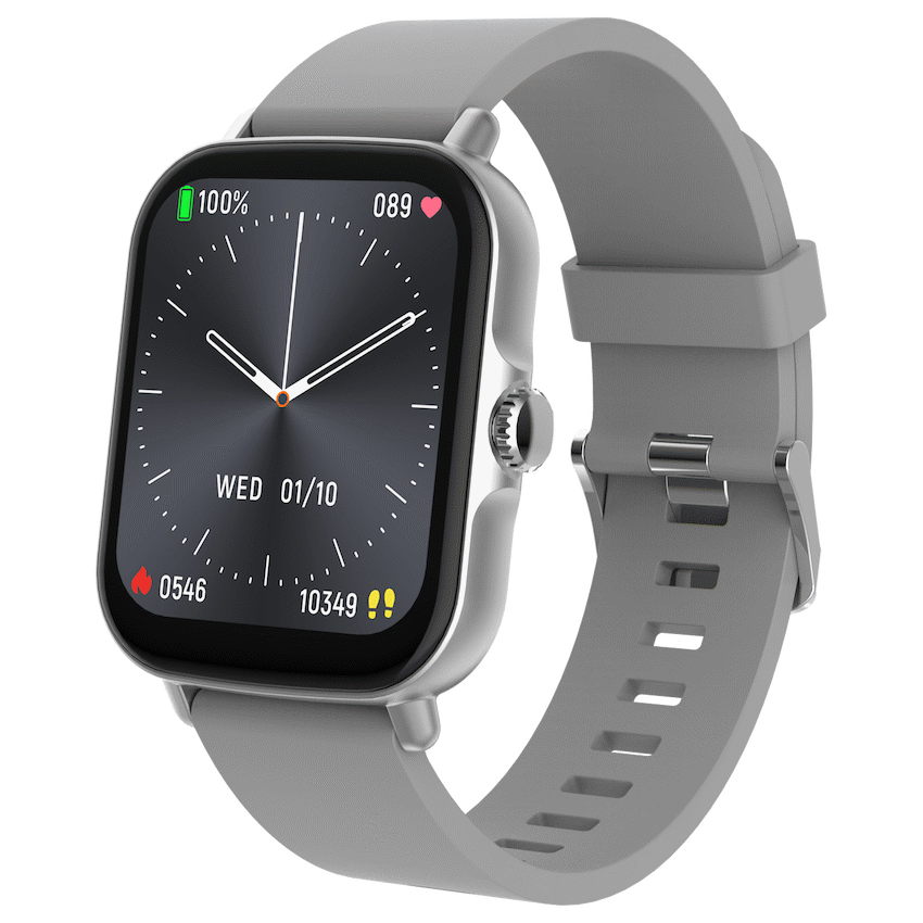 Volkano Active Tech Serene series Watch with heart rate monitor - Silver | VK-5072-SL[V2]