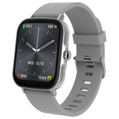 Volkano Active Tech Serene series Watch with heart rate monitor - Silver | VK-5072-SL[V2]