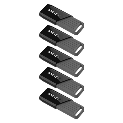 PNY 5-Pack Attaché X 64GB USB 3.2 Gen 1 Type-A Flash Drive | P-FD64GX5ATTX-EF