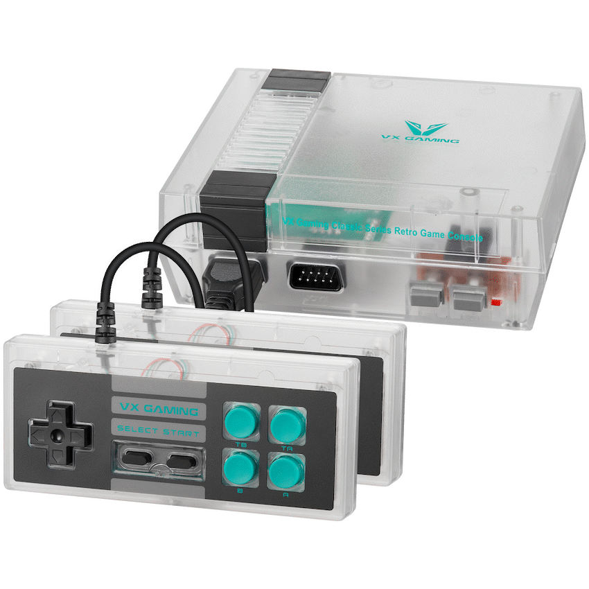 VX Gaming Classic 2.0 Series Game Station with 2 Controllers - Clear | VX-160-CL
